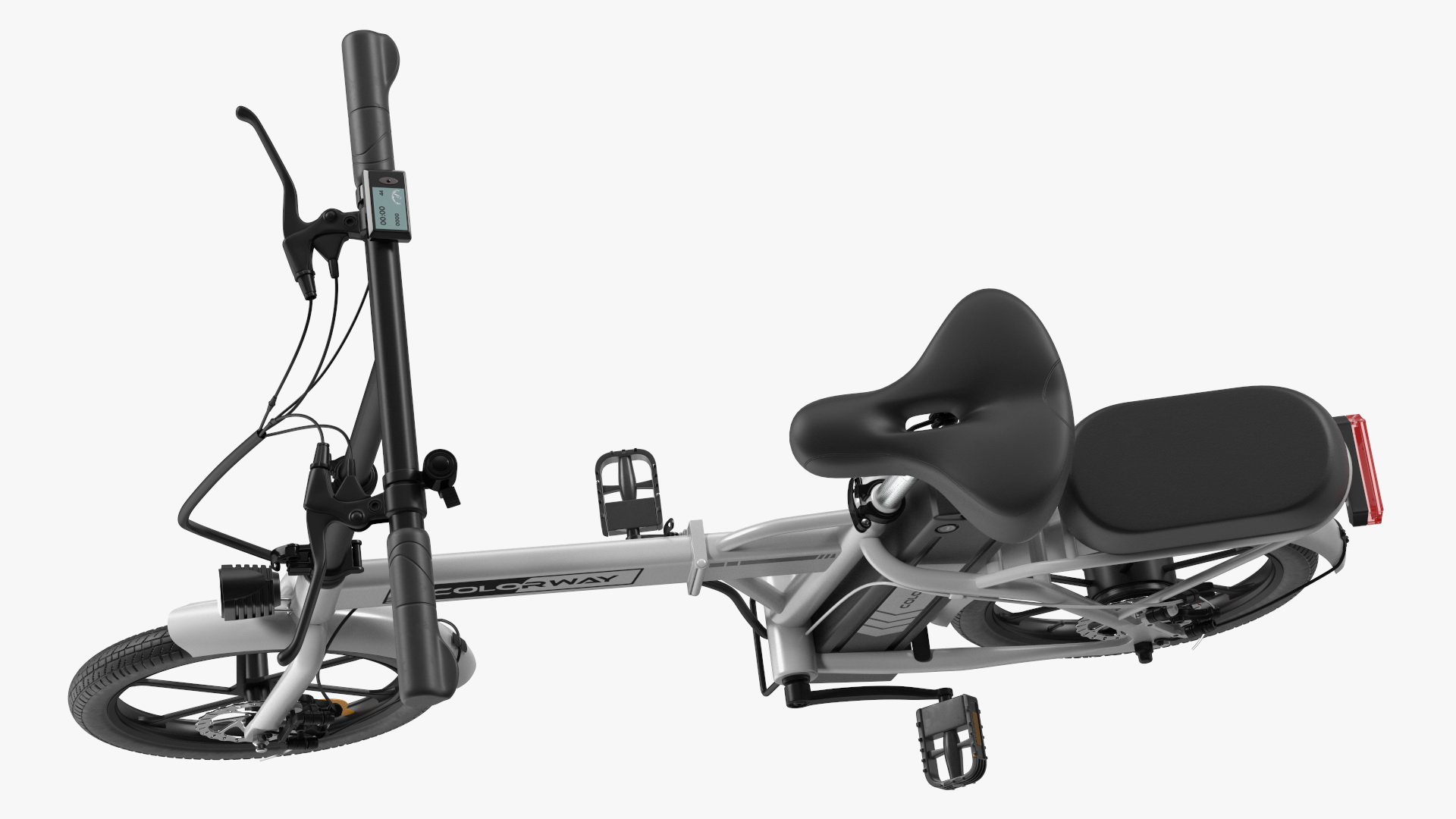Removable Battery E-Bike Colorway White 3D model