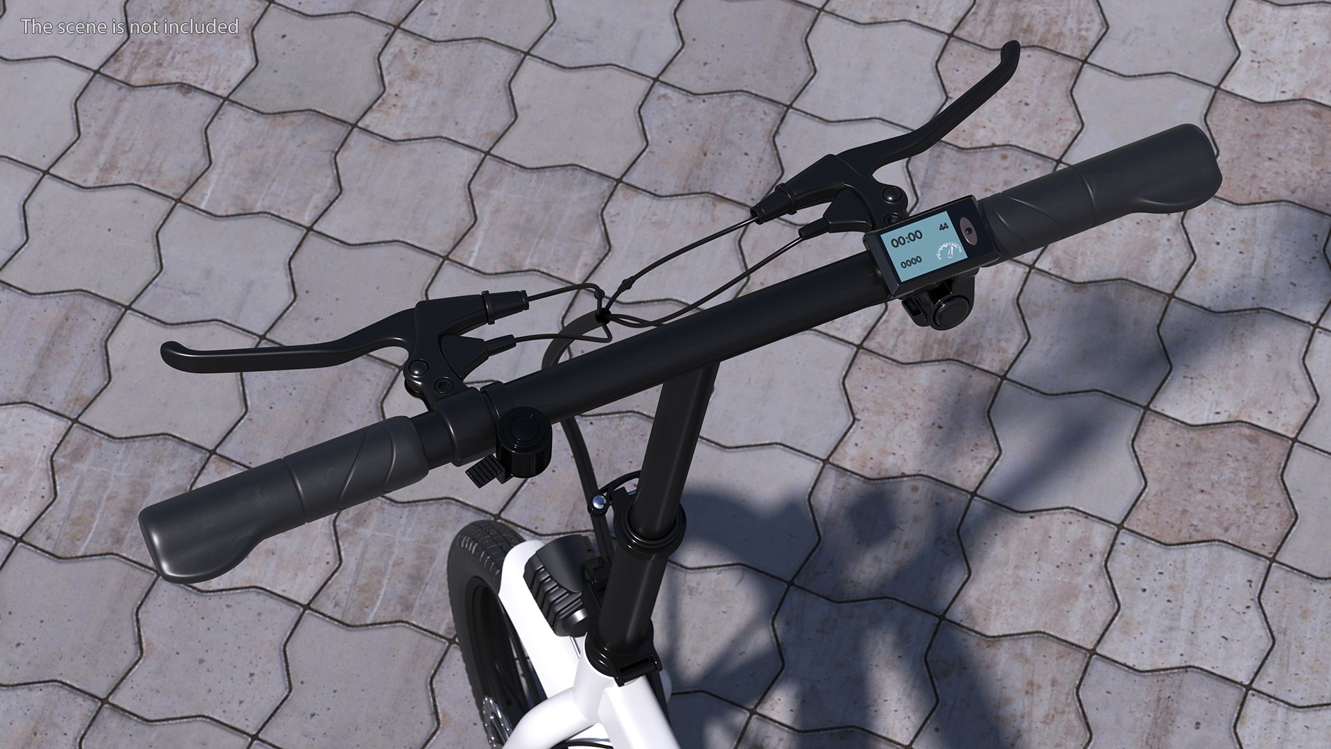 Removable Battery E-Bike Colorway White 3D model