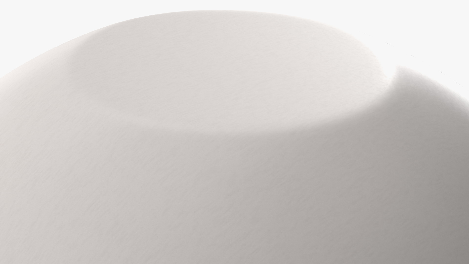 3D Lit Spherical Candle White
