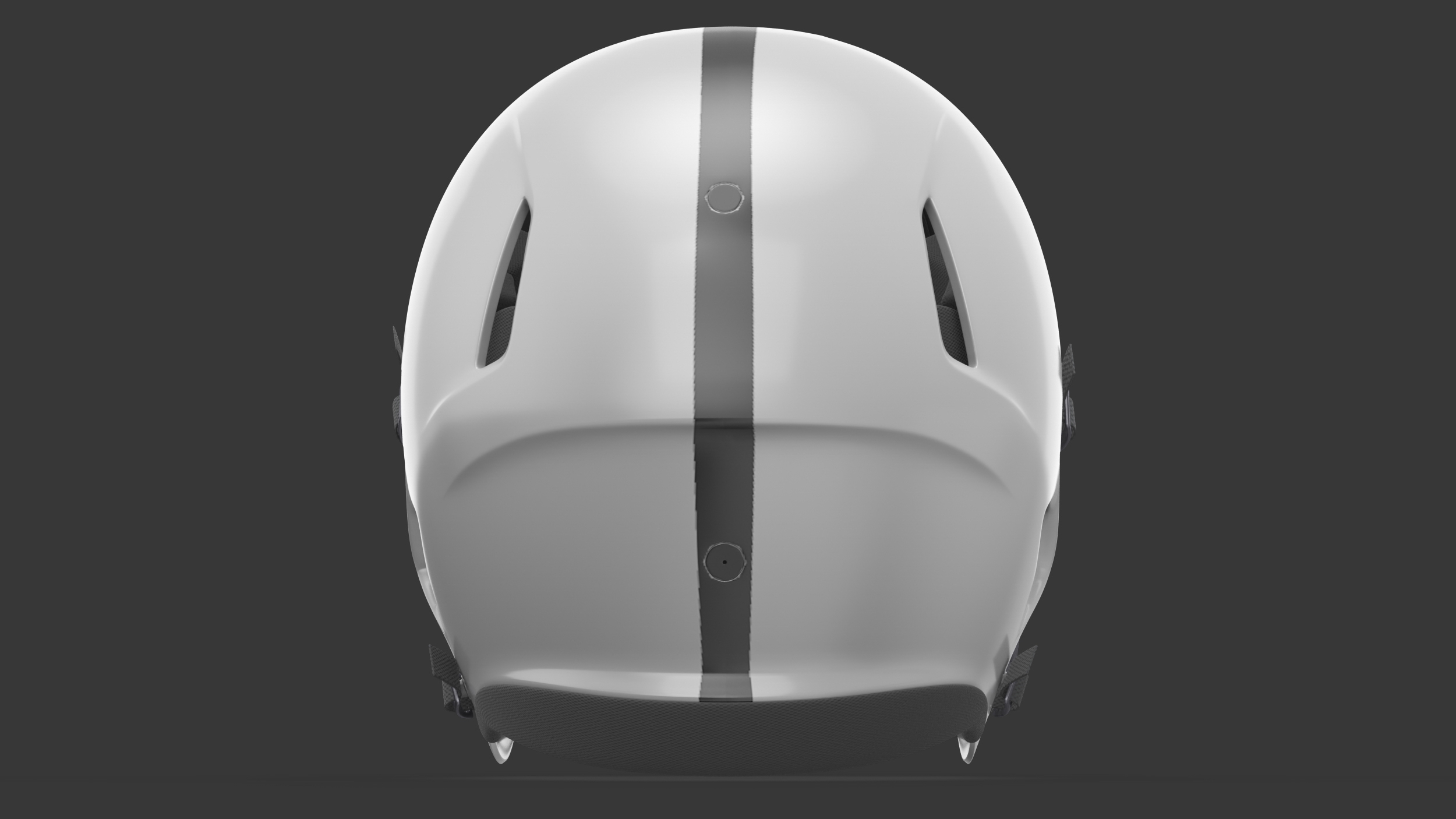 Helmet White American Football Player 3D