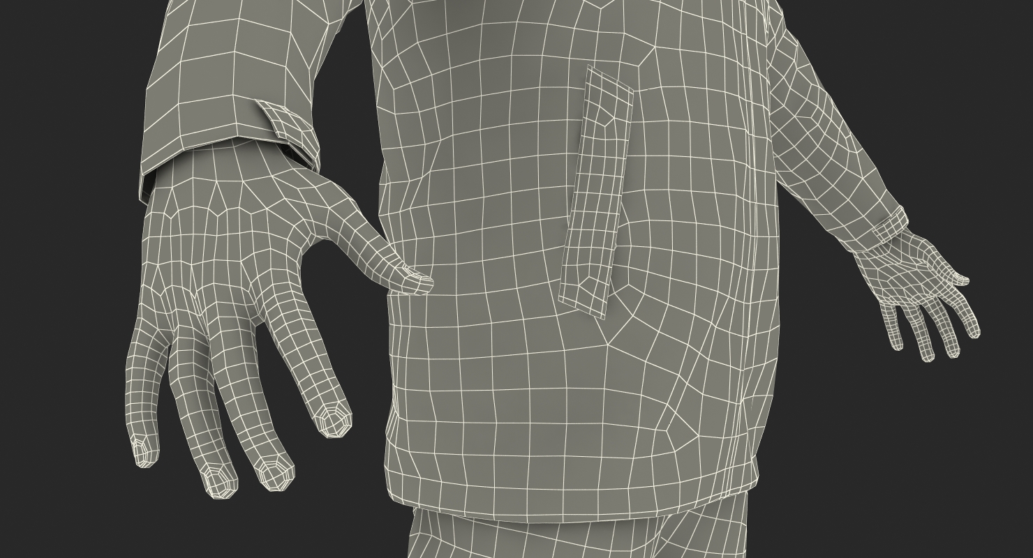 3D model Snowboarder in Winter Sports Gear Rigged