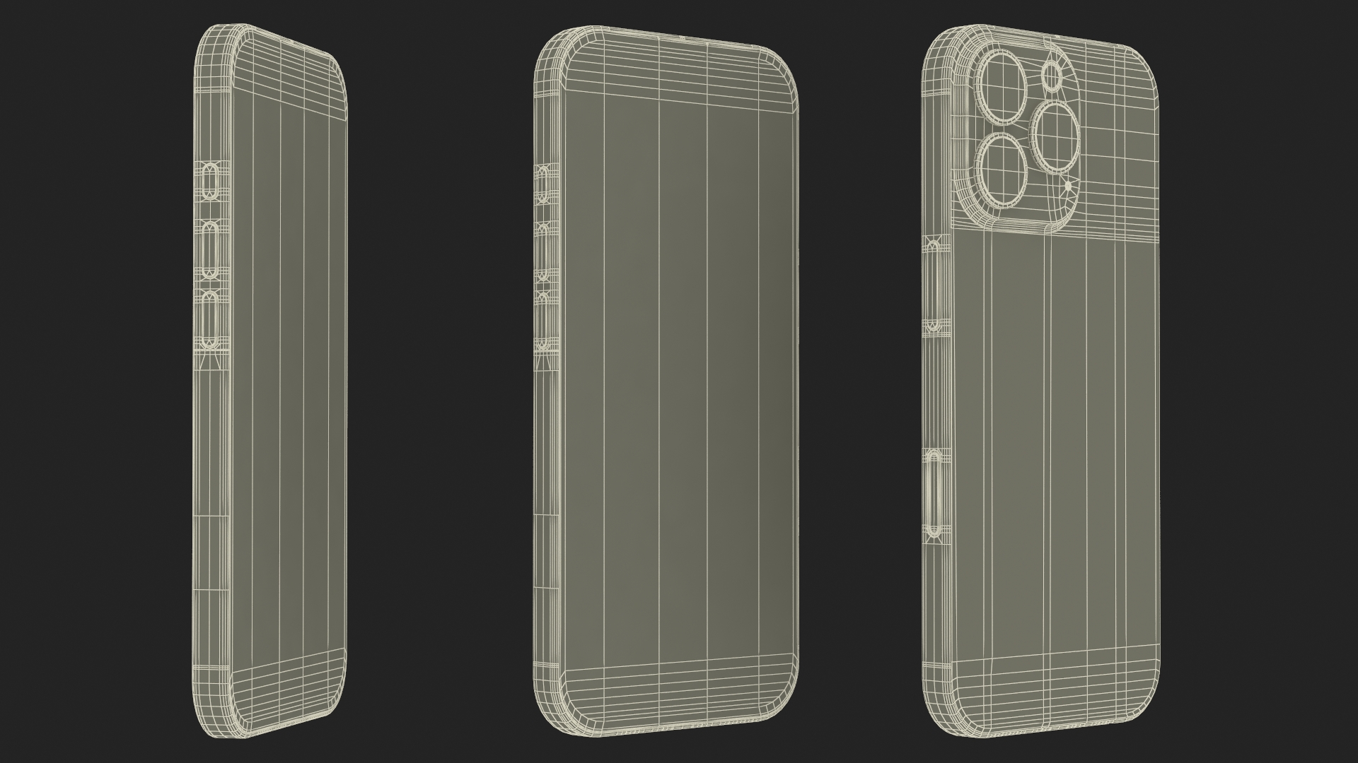 IPhone 16 Pro Max and Fast Charger 3D model