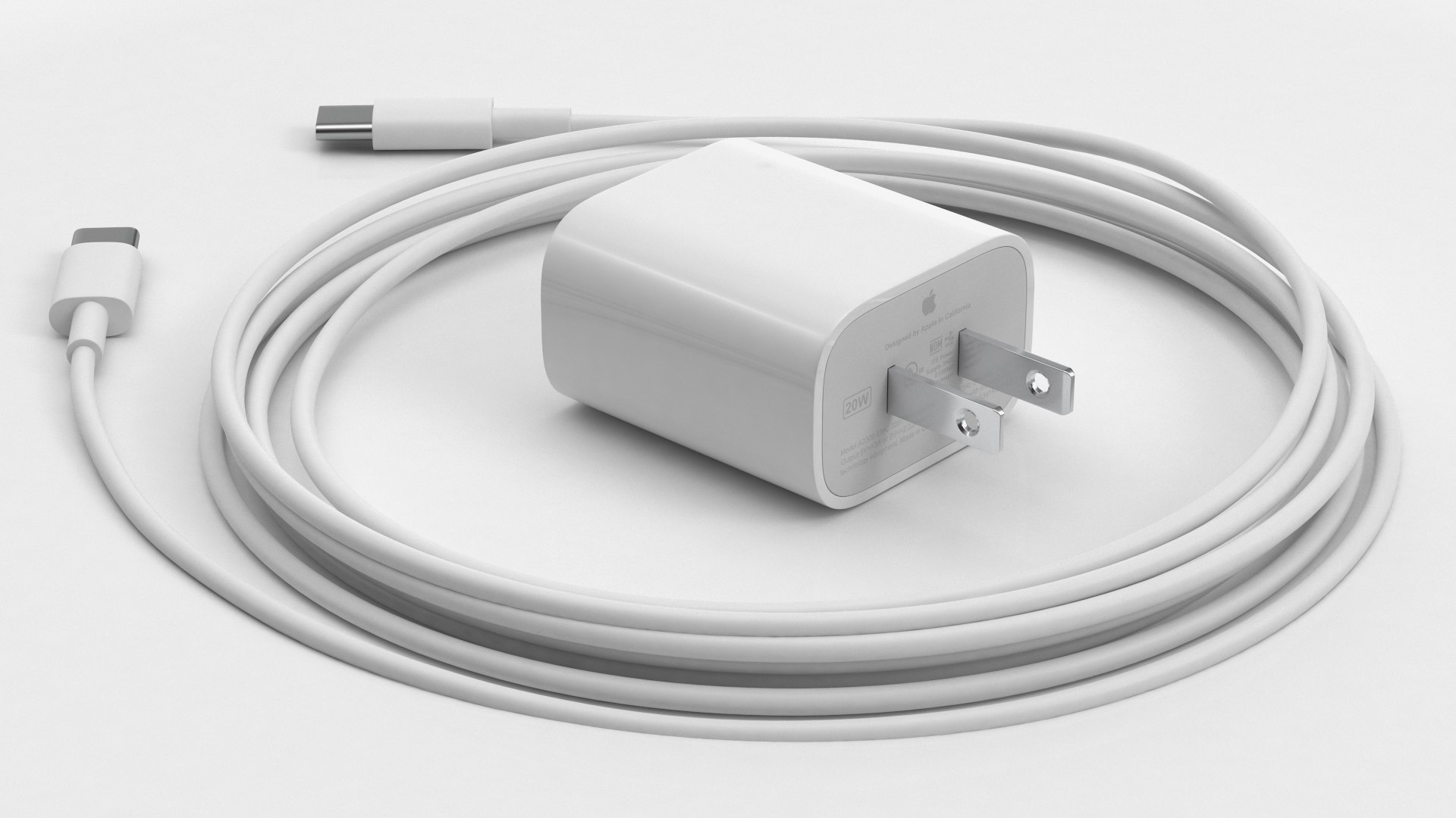 IPhone 16 Pro Max and Fast Charger 3D model