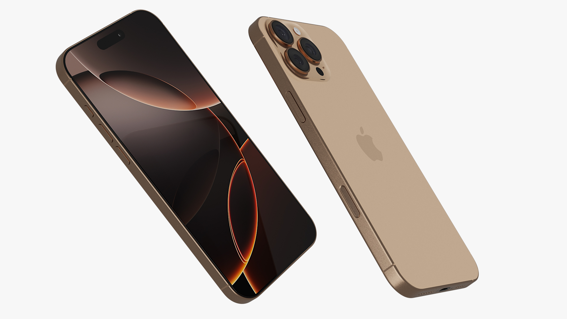 IPhone 16 Pro Max and Fast Charger 3D model