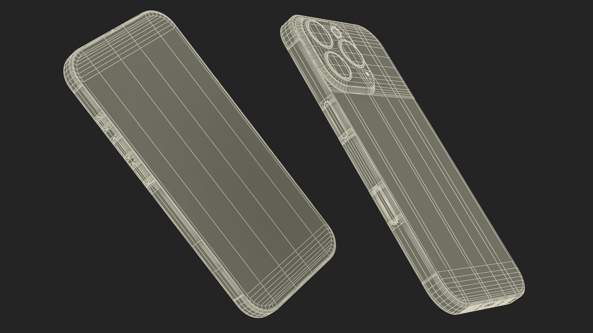 IPhone 16 Pro Max and Fast Charger 3D model