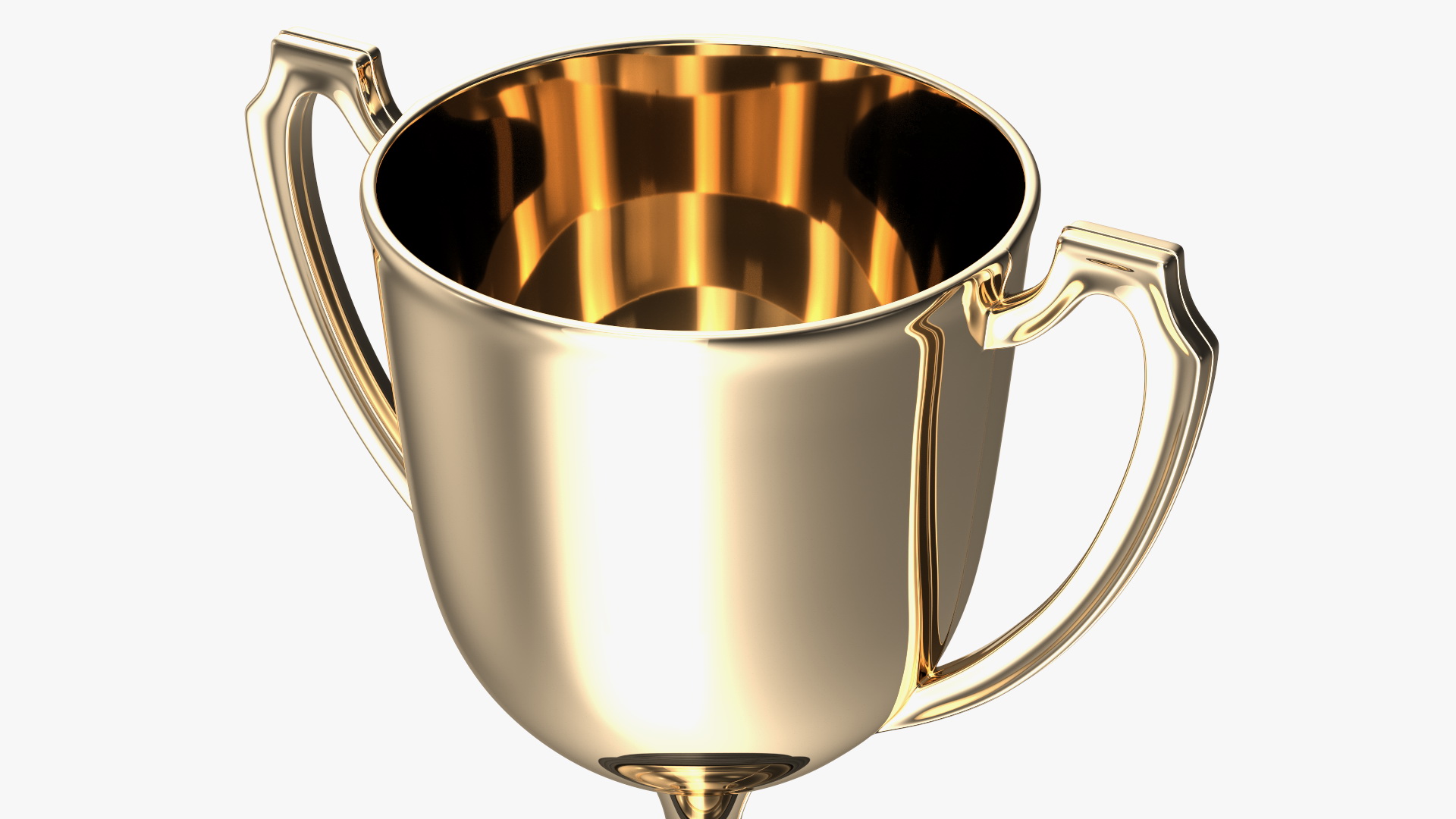 3D Award Cup Golden