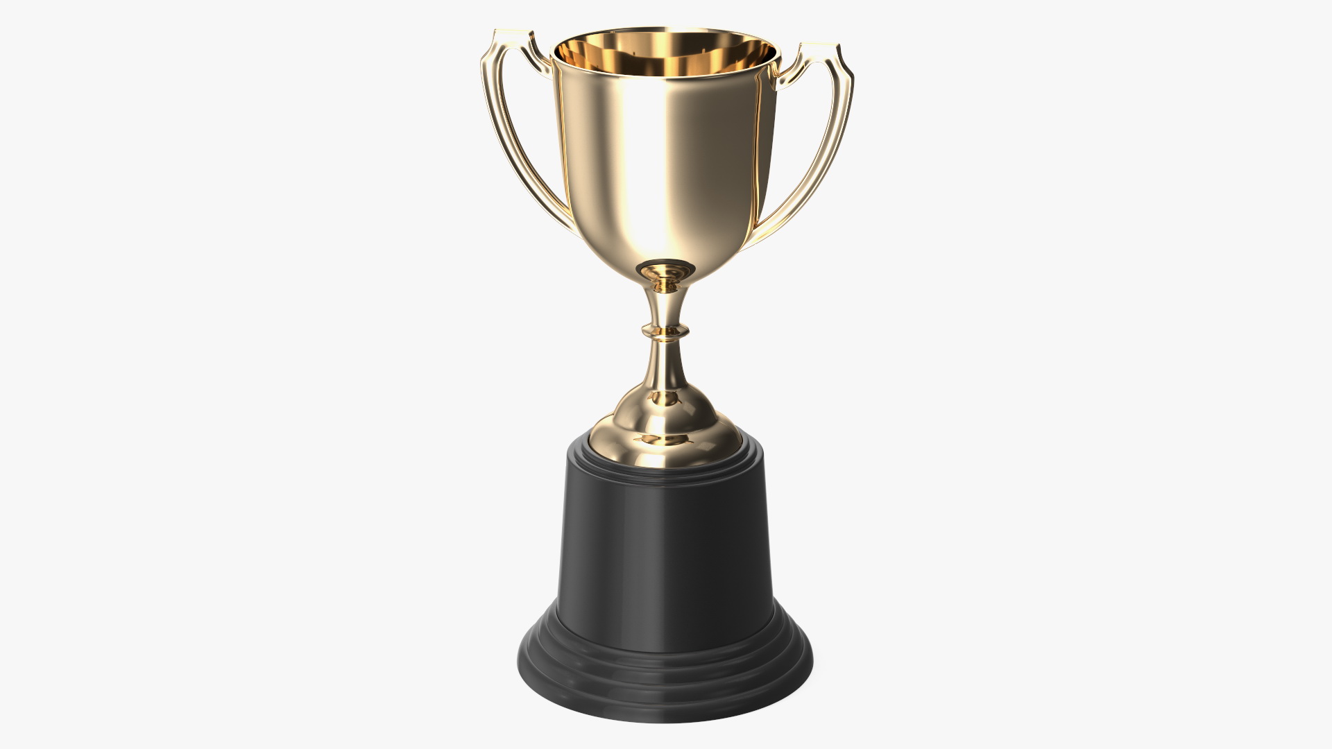 3D Award Cup Golden