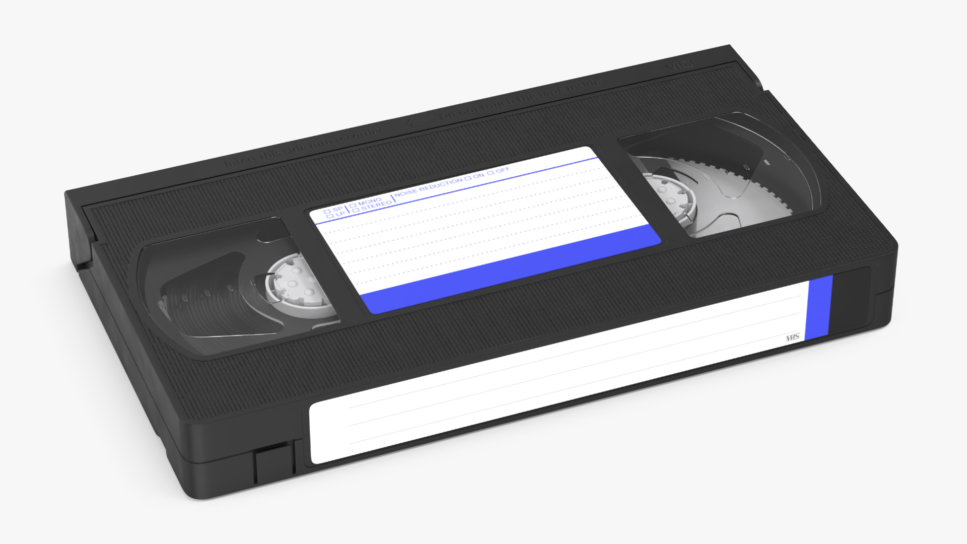 3D Retro VHS Player Lights On