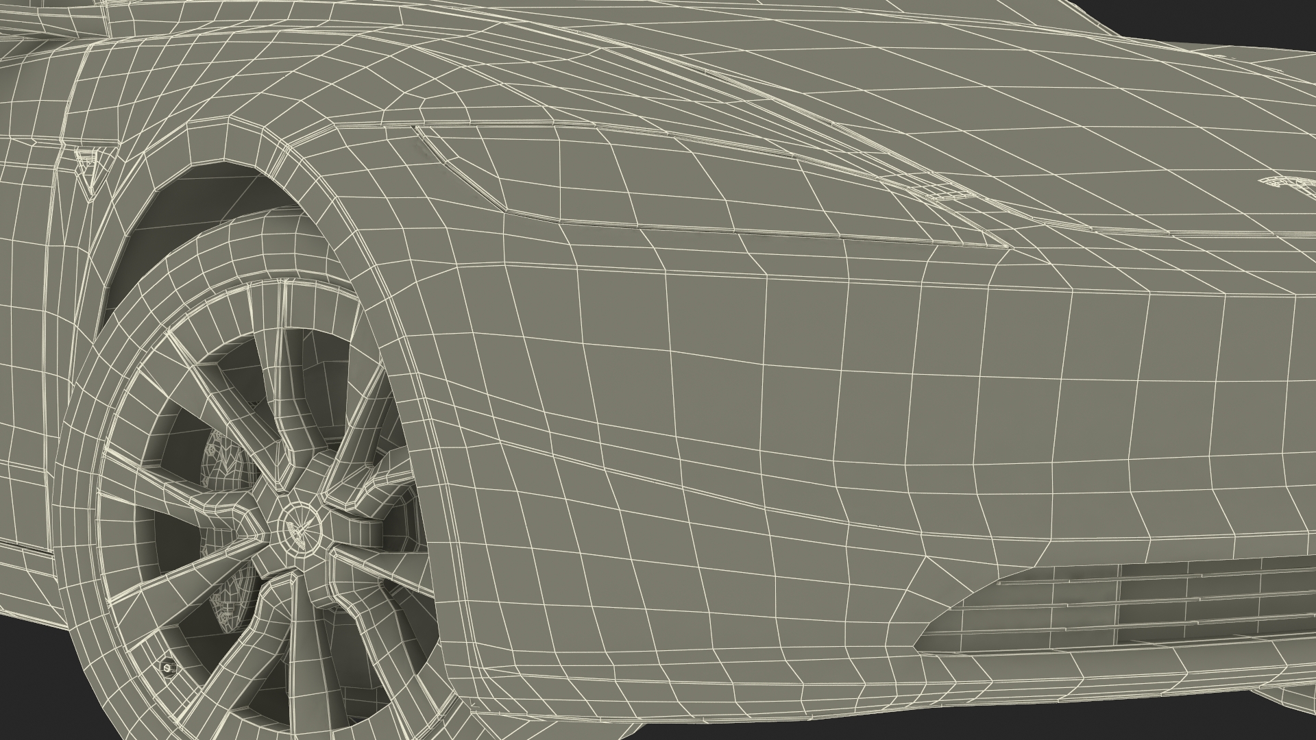 Tesla Model 3 2024 Red Rigged 3D model