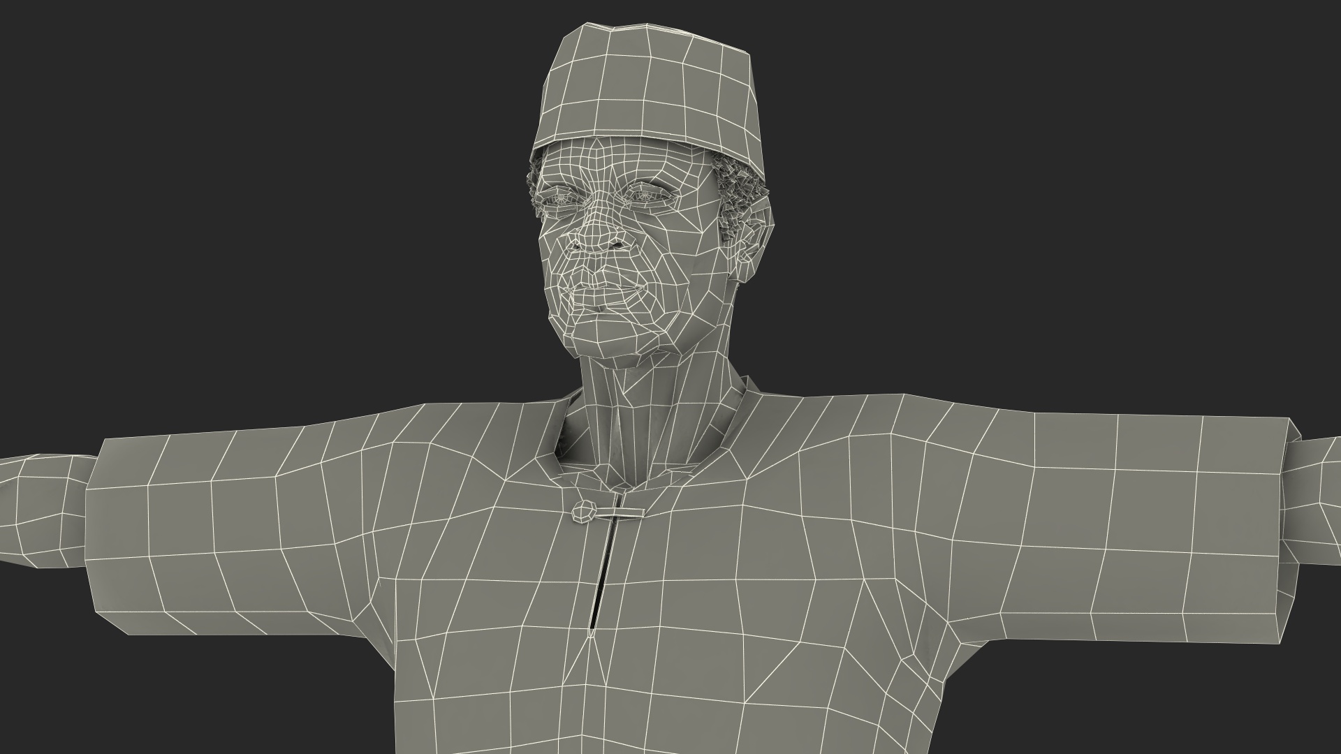 3D Afro American Man Traditional Style Rigged for Cinema 4D