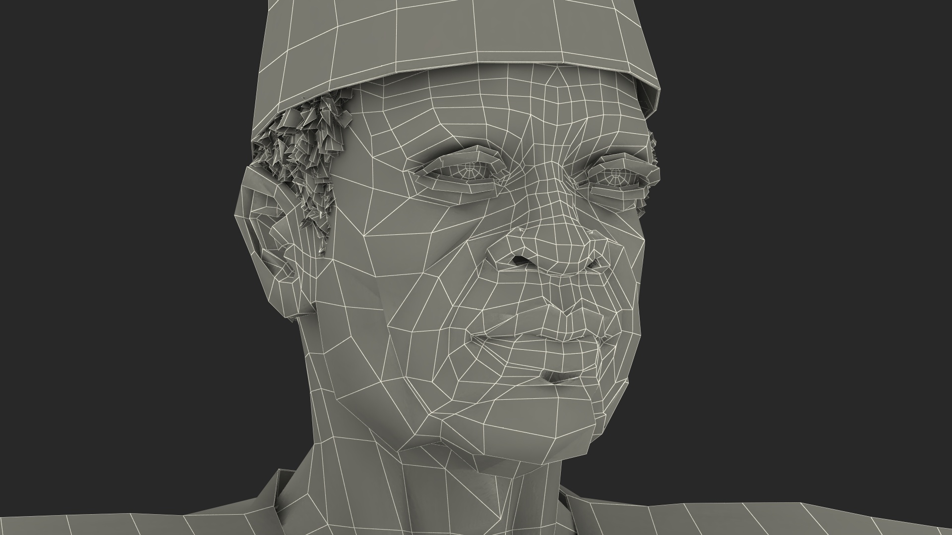 3D Afro American Man Traditional Style Rigged for Cinema 4D