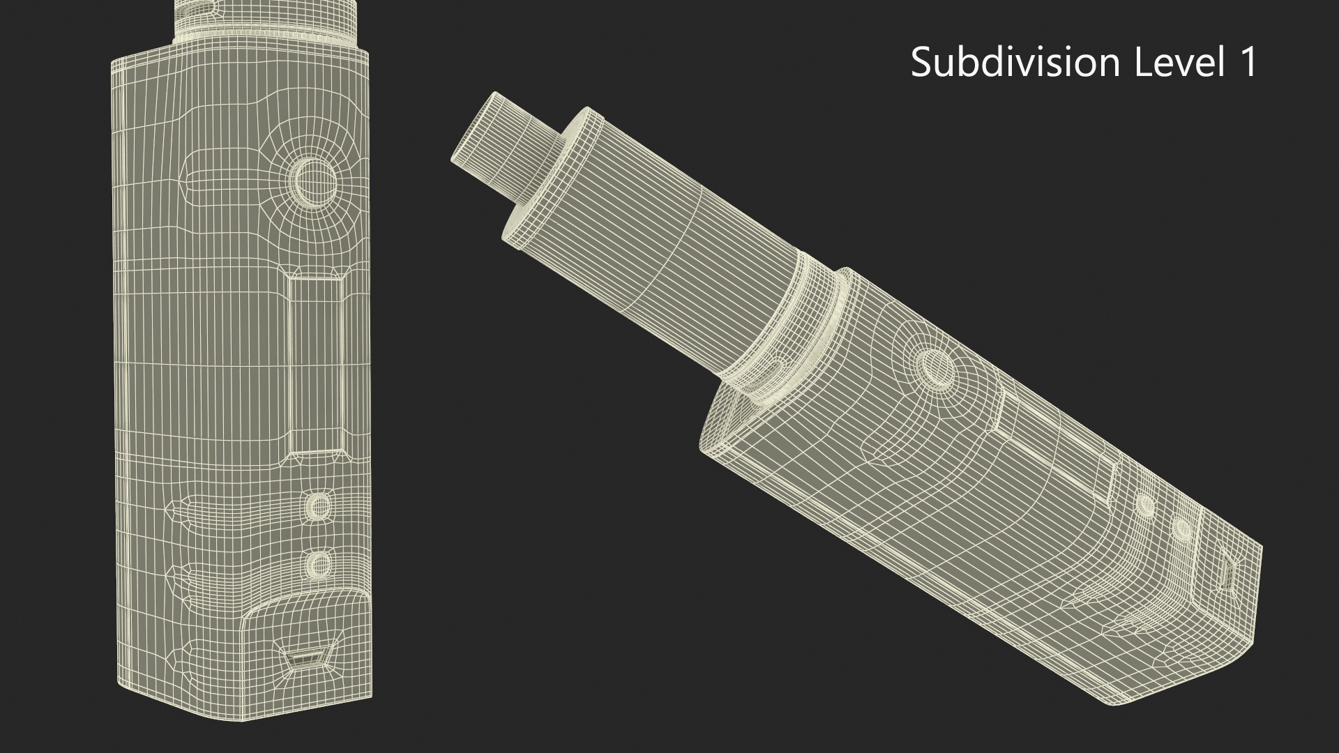 3D Electronic Vape with large Size Tank