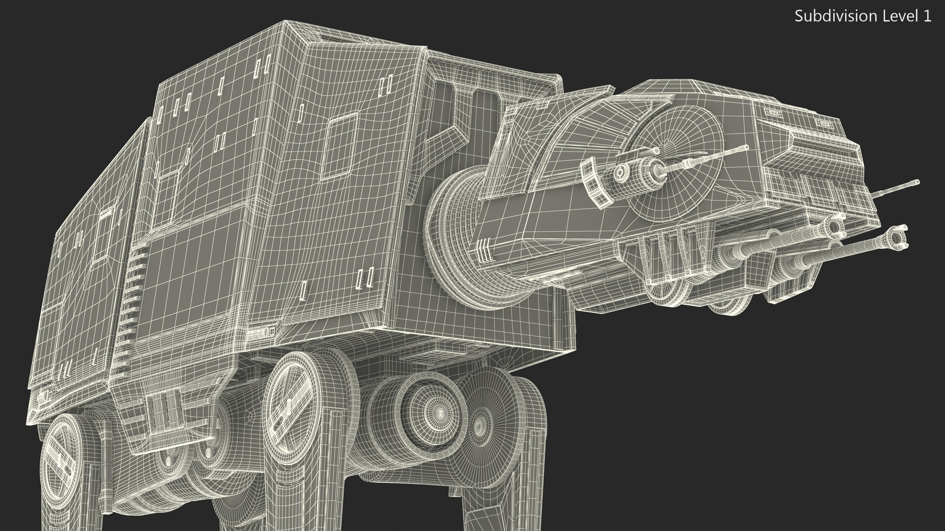 Grunge AT-AT Star Wars 3D