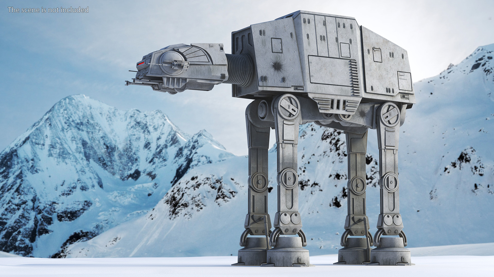 Grunge AT-AT Star Wars 3D