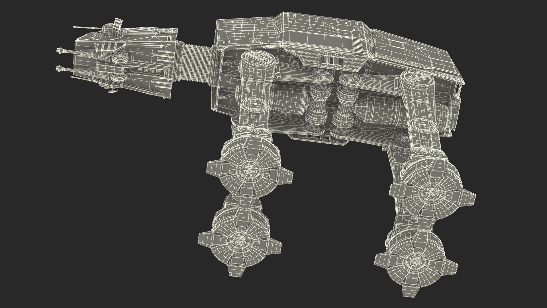 Grunge AT-AT Star Wars 3D