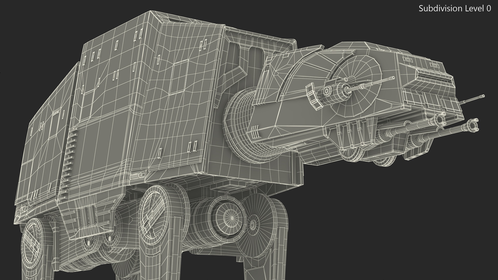 Grunge AT-AT Star Wars 3D