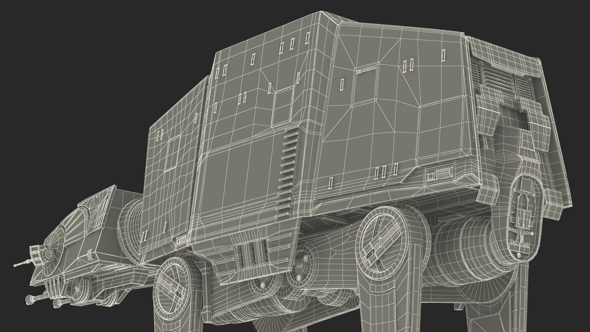 Grunge AT-AT Star Wars 3D