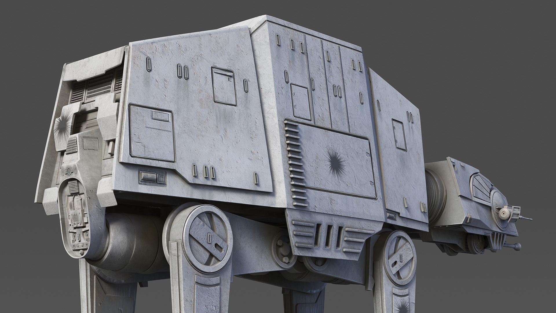 Grunge AT-AT Star Wars 3D