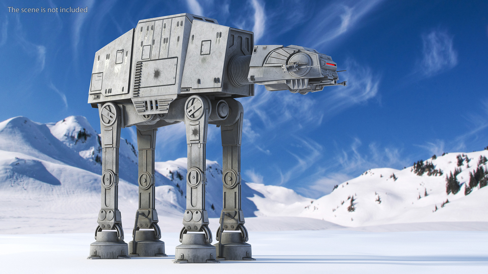 Grunge AT-AT Star Wars 3D