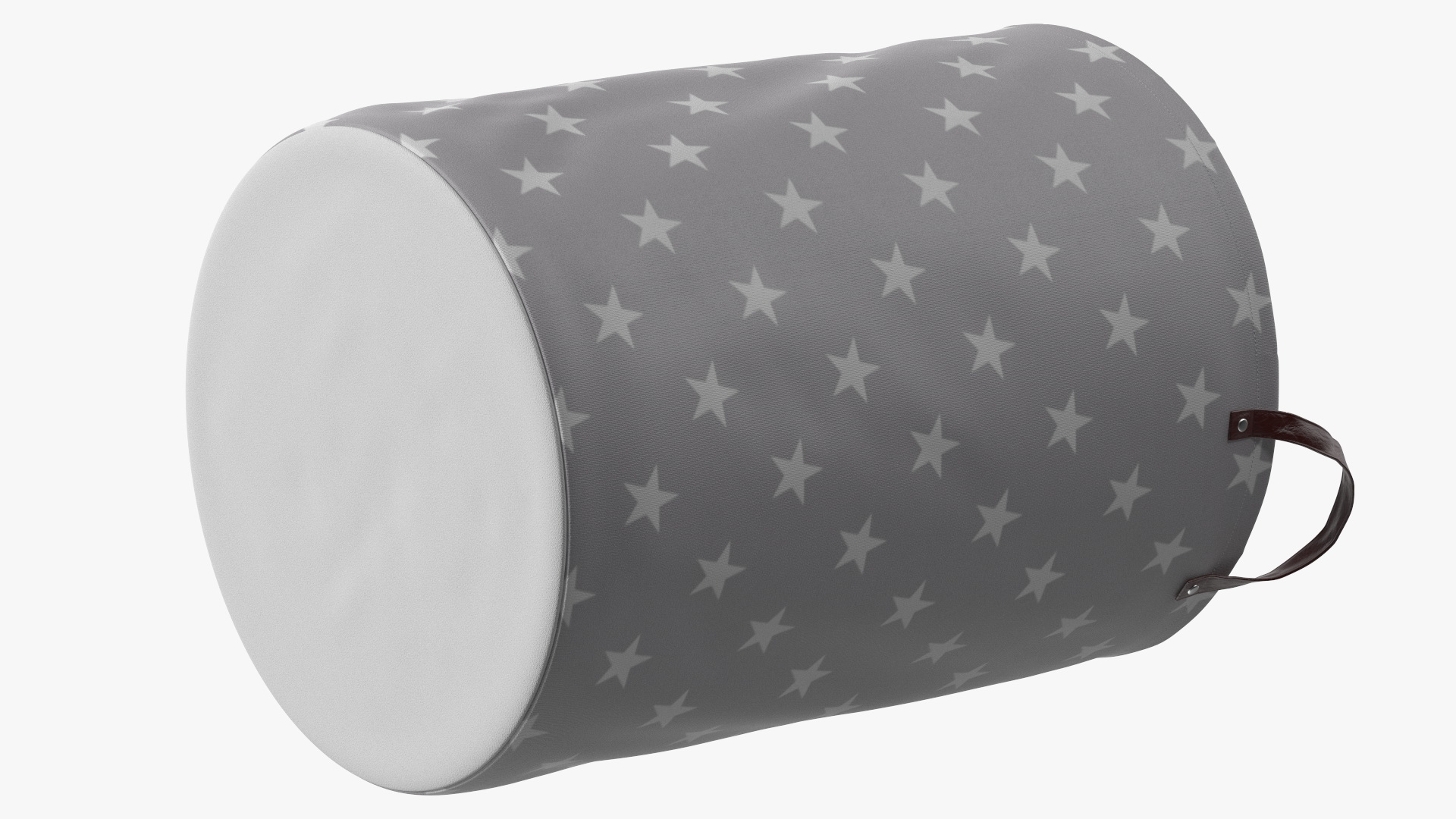 3D Laundry Basket with Lid Gray model