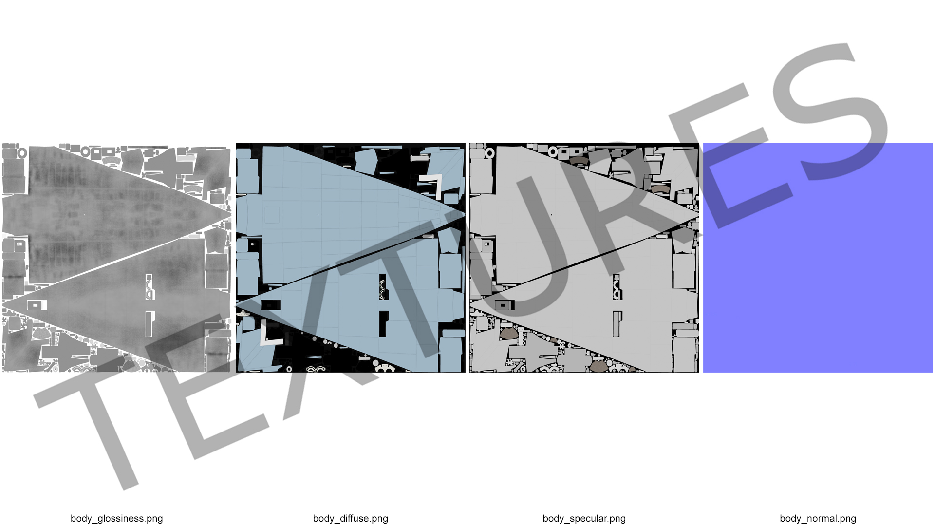 3D model Unmanned Surveillance Aircraft