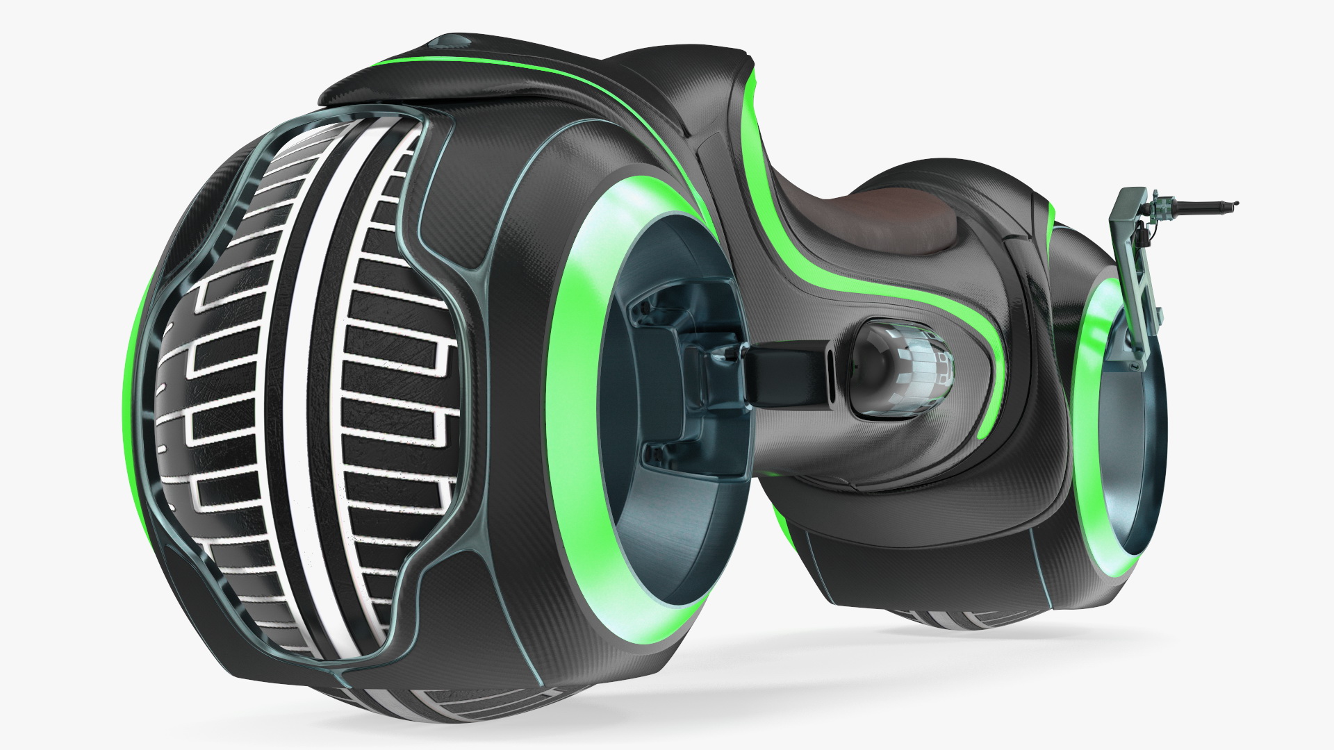 Sci Fi Motorcycle Rigged 3D model