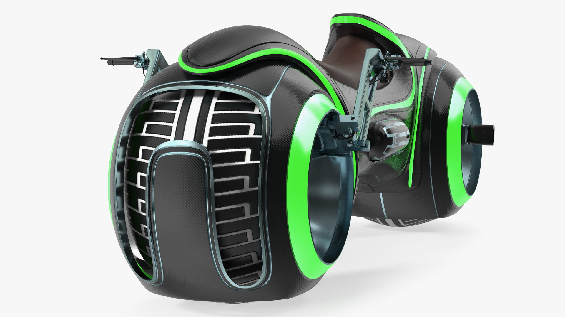 Sci Fi Motorcycle Rigged 3D model