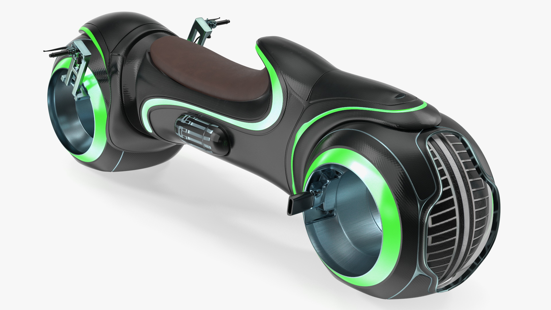 Sci Fi Motorcycle Rigged 3D model