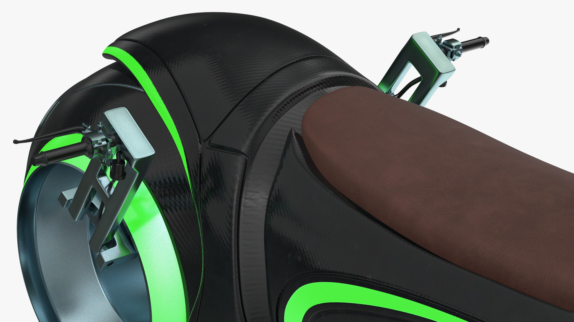 Sci Fi Motorcycle Rigged 3D model