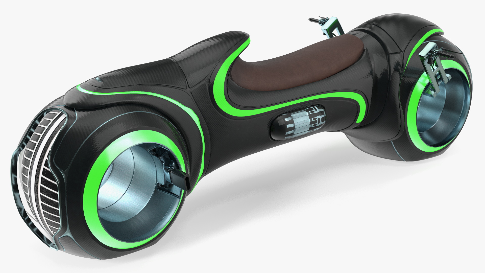 Sci Fi Motorcycle Rigged 3D model