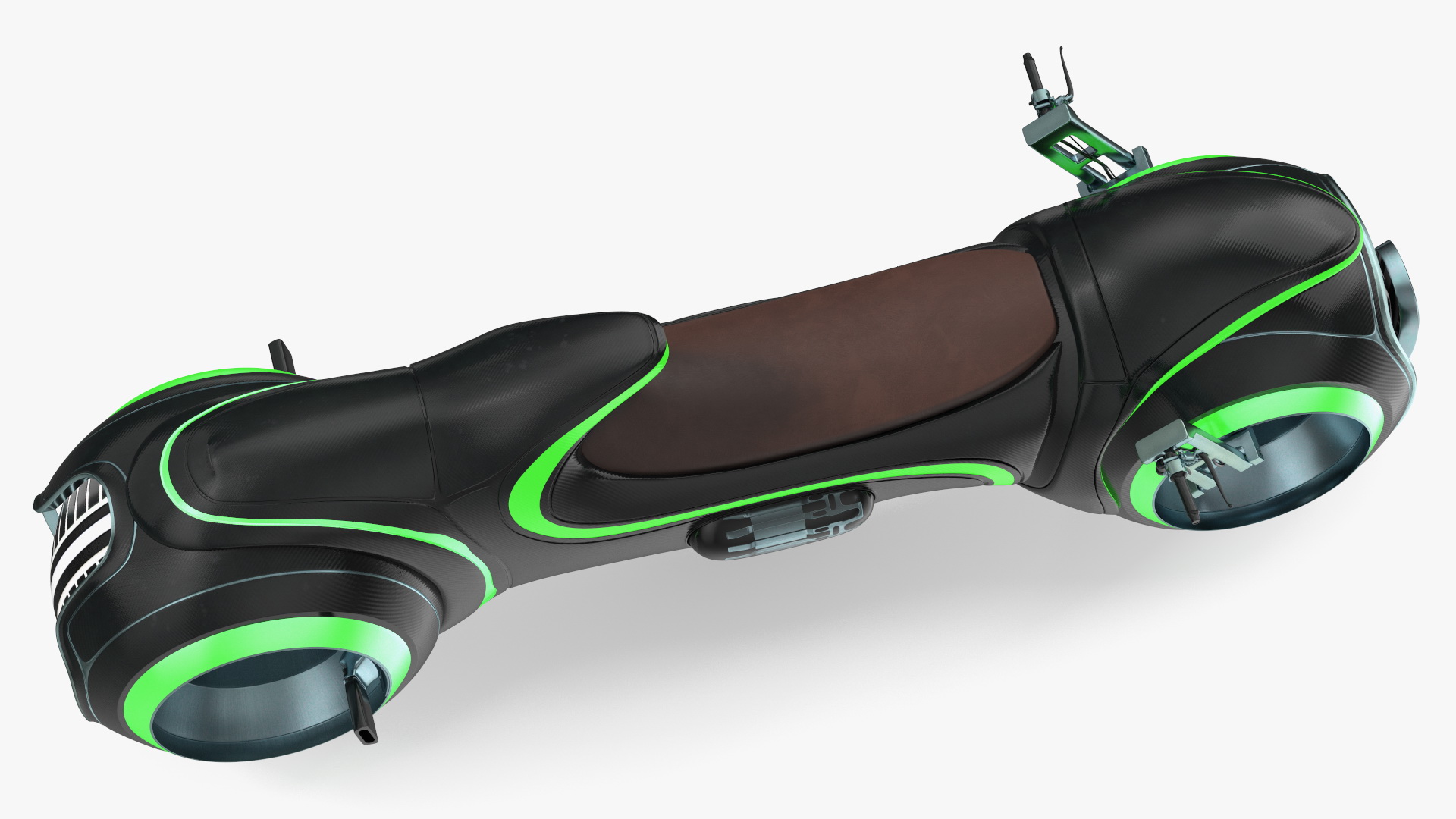 Sci Fi Motorcycle Rigged 3D model