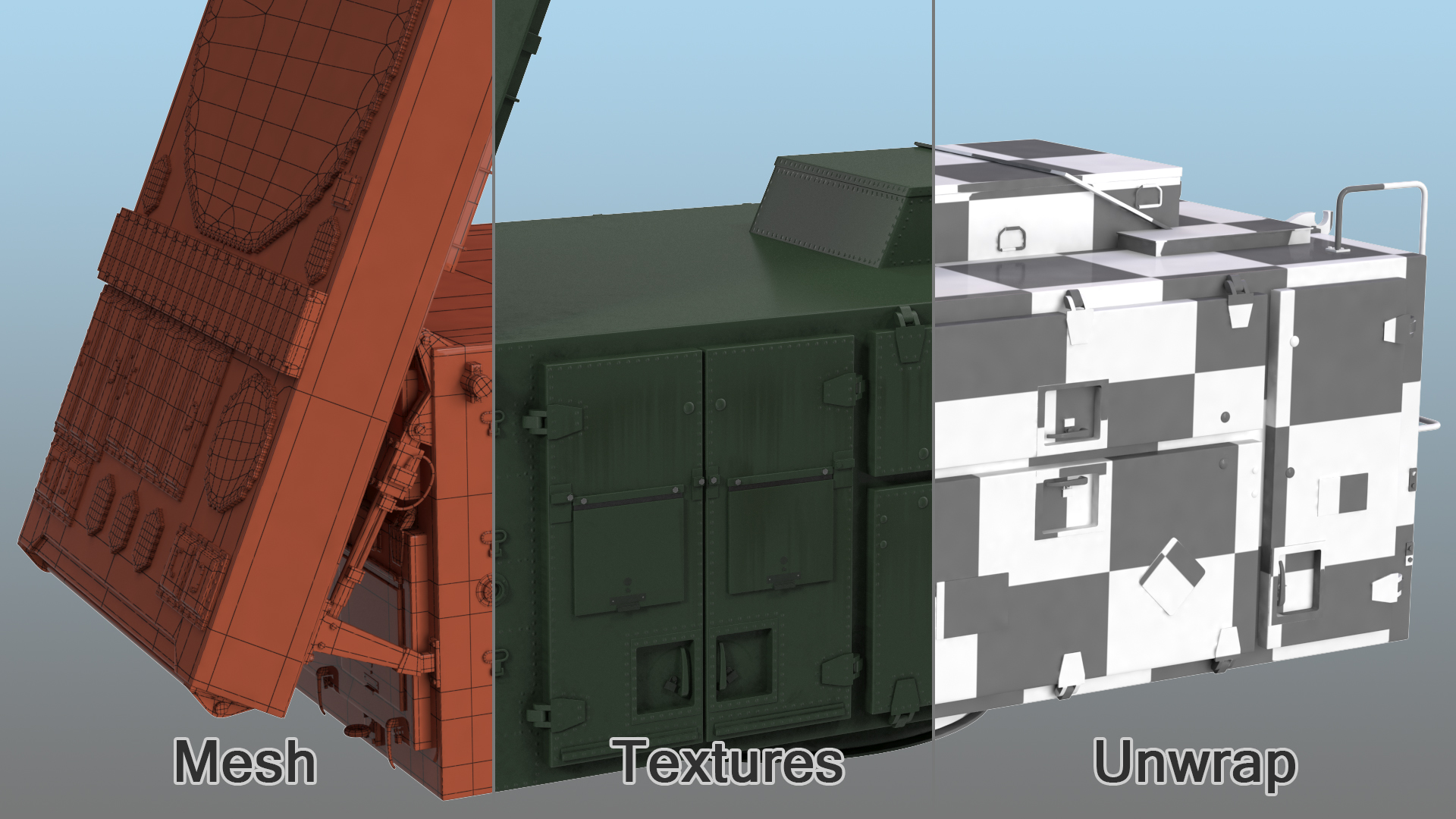 US Patriot Radar Green 3D