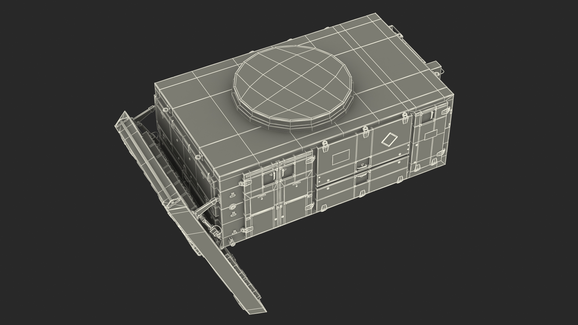US Patriot Radar Green 3D
