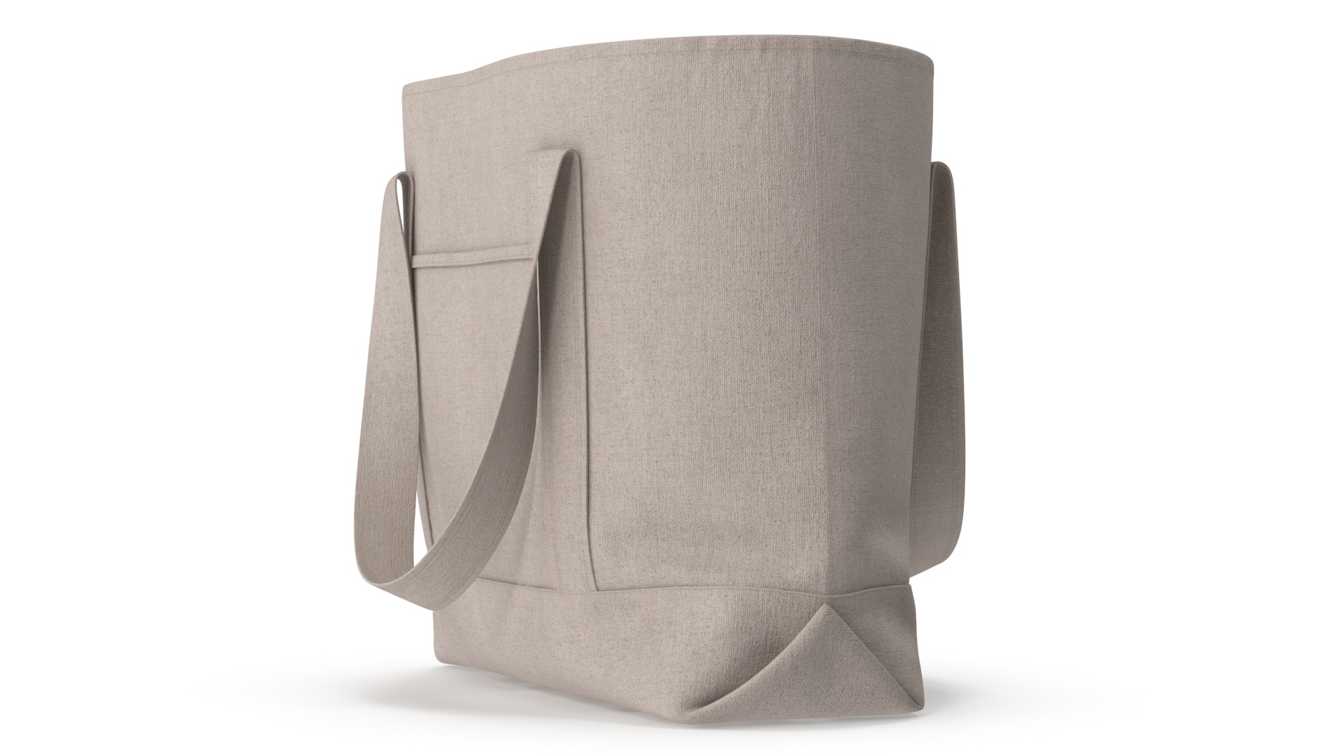 3D model Canvas Tote Bag Open