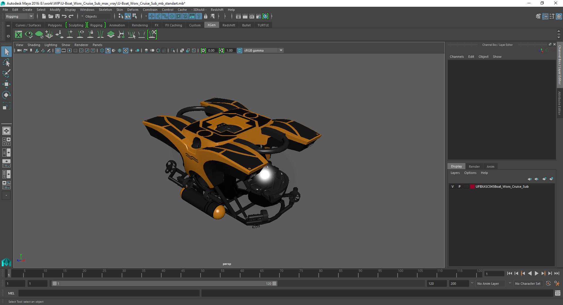 U-Boat Worx Cruise Sub 3D