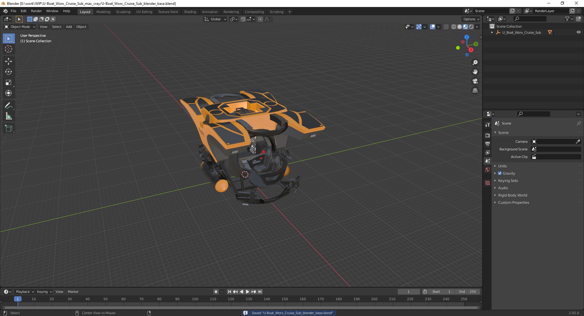 U-Boat Worx Cruise Sub 3D