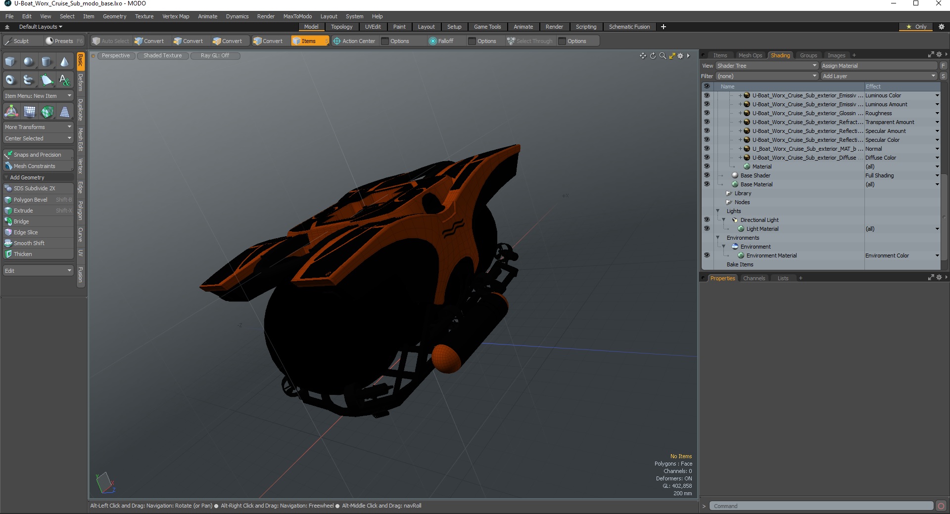 U-Boat Worx Cruise Sub 3D