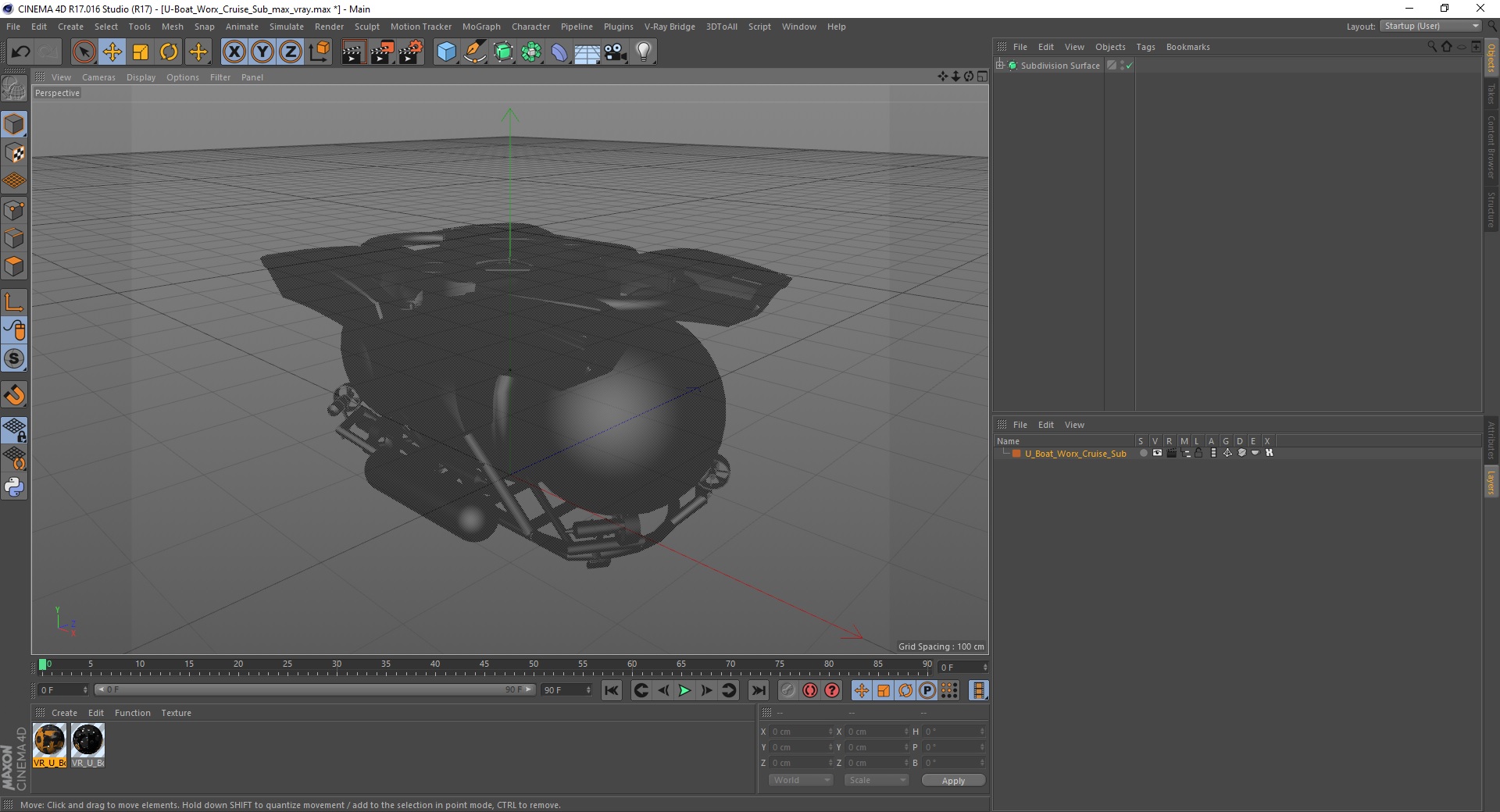 U-Boat Worx Cruise Sub 3D