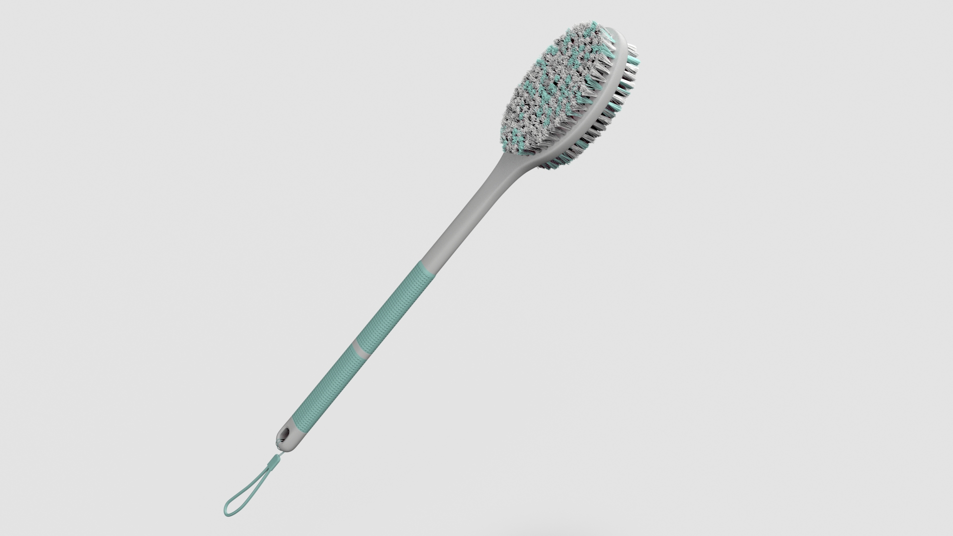 3D Back Scrubber Green Fur model