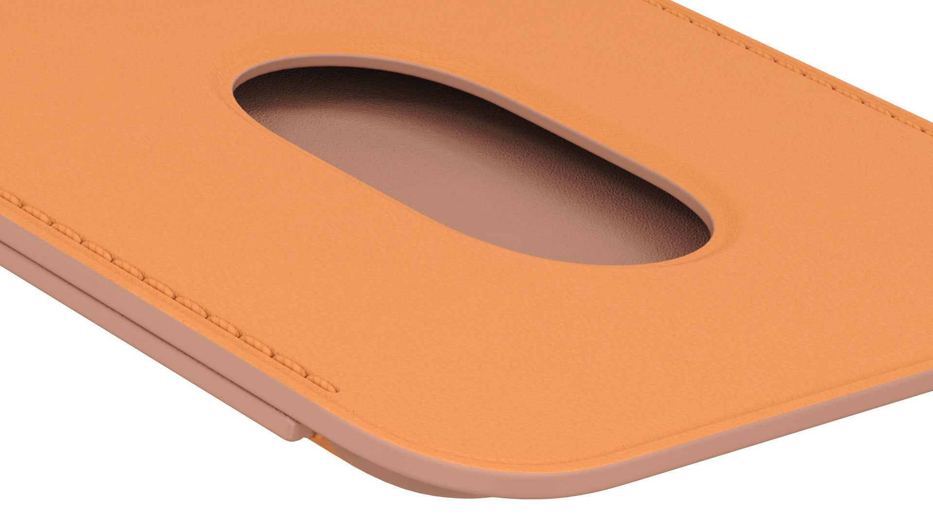 iPhone Leather Wallet with MagSafe Saddle Brown 3D