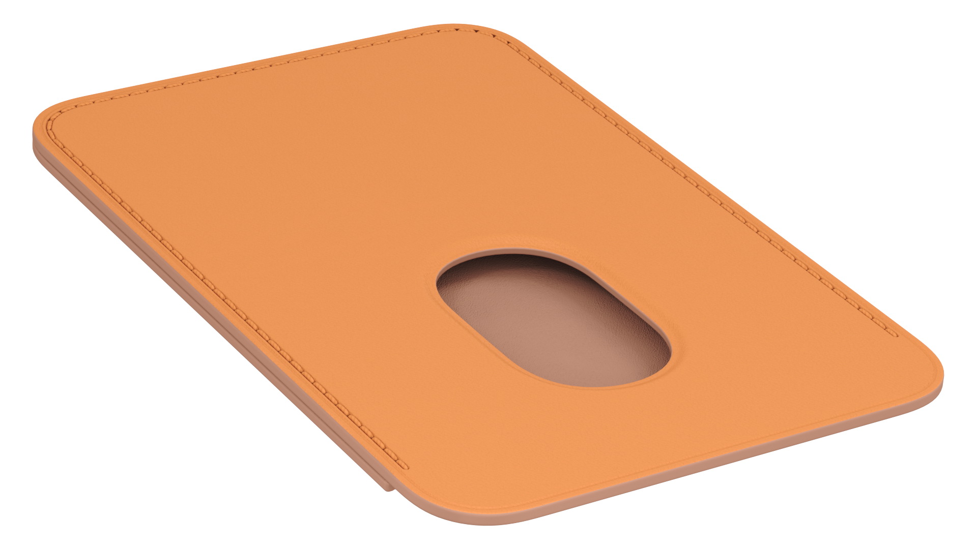 iPhone Leather Wallet with MagSafe Saddle Brown 3D