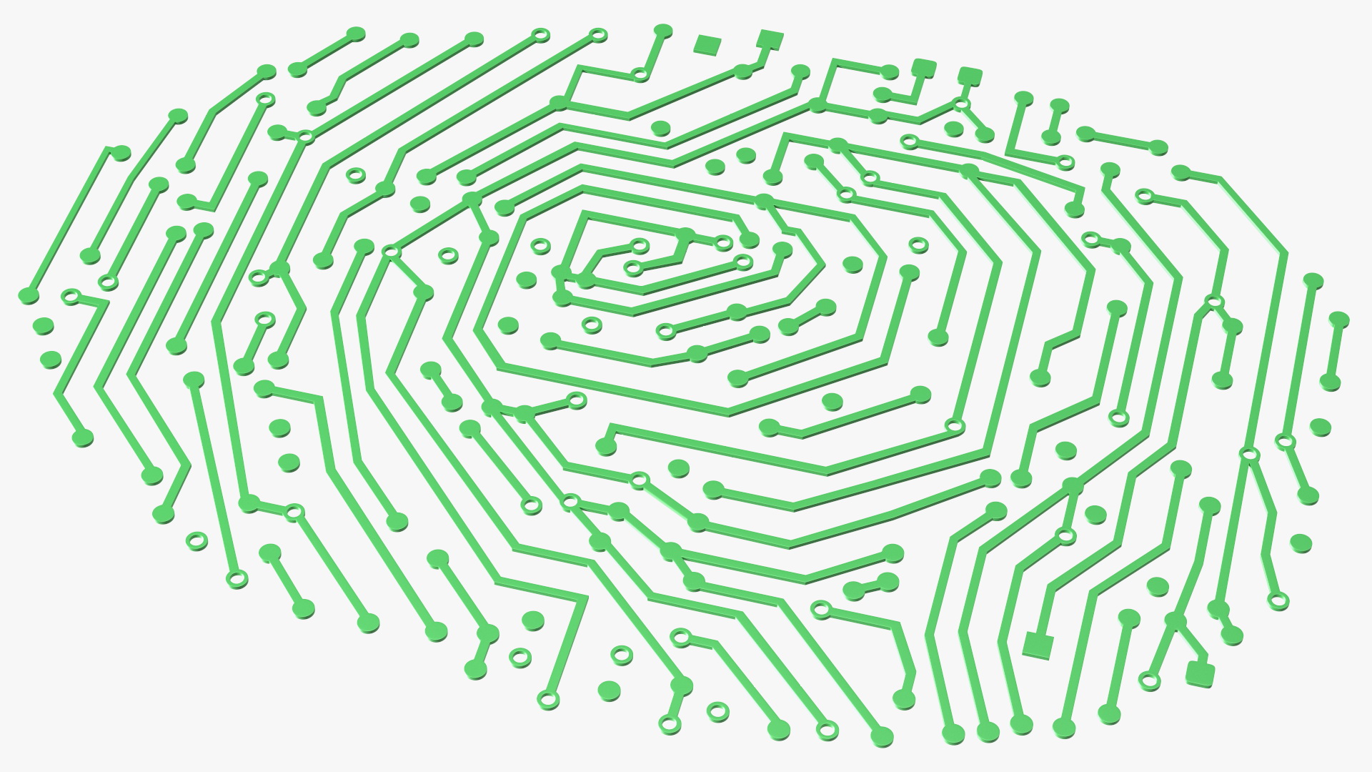 3D Electronic Fingerprint Green model