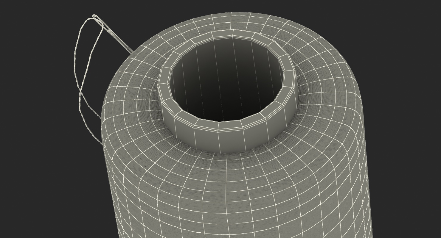 3D model Sewing Thread with Needle
