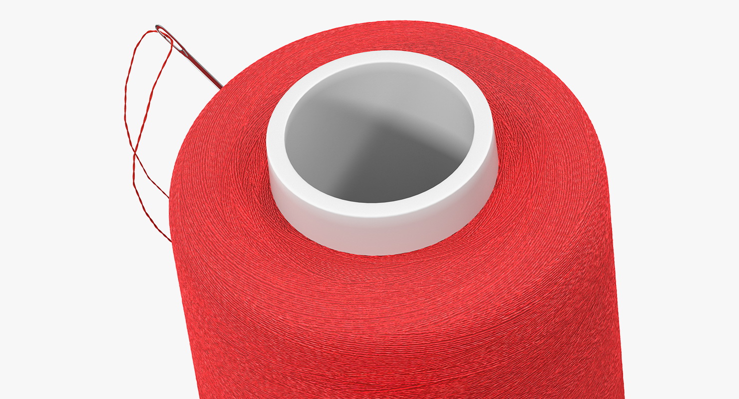 3D model Sewing Thread with Needle