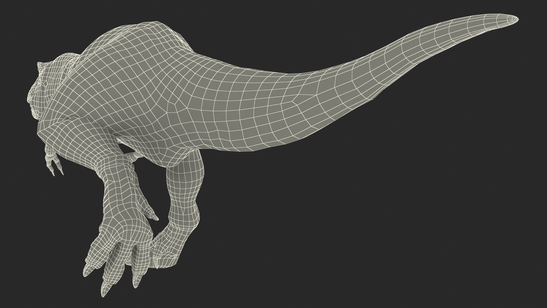 3D model T Rex Walk Pose