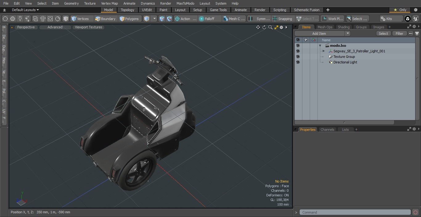 Segway SE 3 Patroller Light 3D