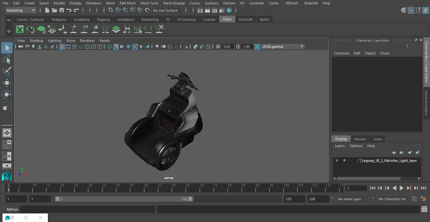 Segway SE 3 Patroller Light 3D