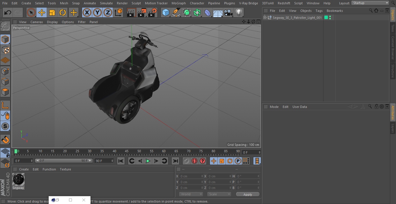 Segway SE 3 Patroller Light 3D