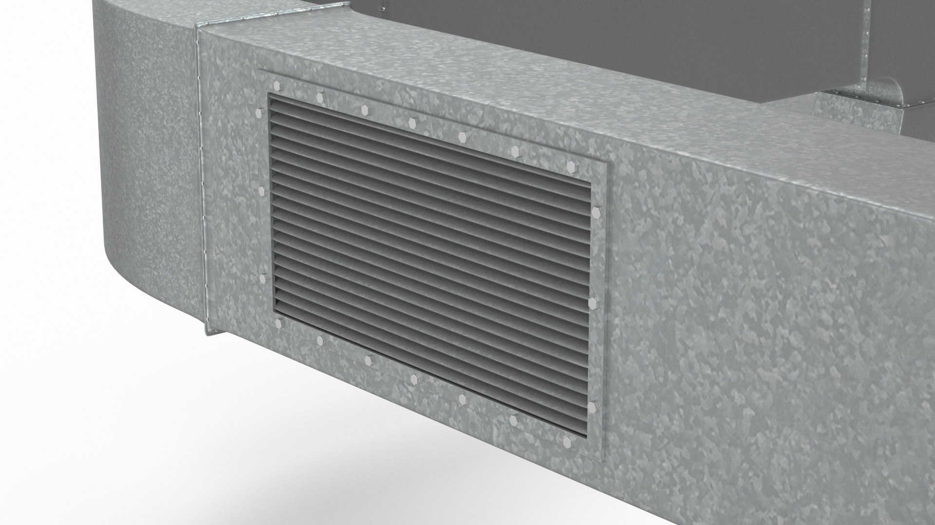 Industrial HVAC Ductwork 3D model