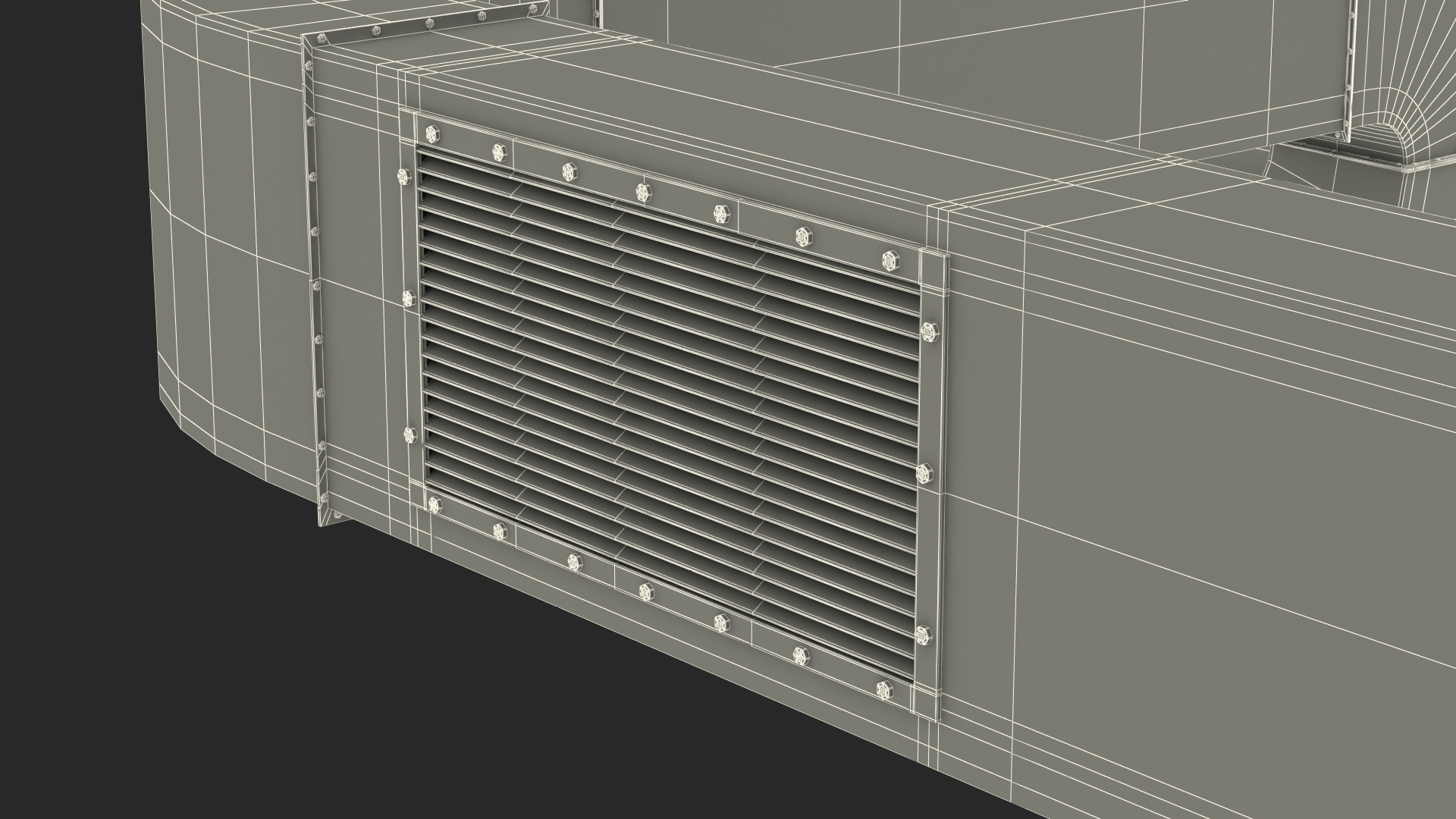 Industrial HVAC Ductwork 3D model